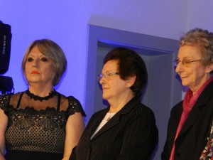 Diretora Maria Elena com a vice irmã Anita Piva e a superiora Marlise Henges